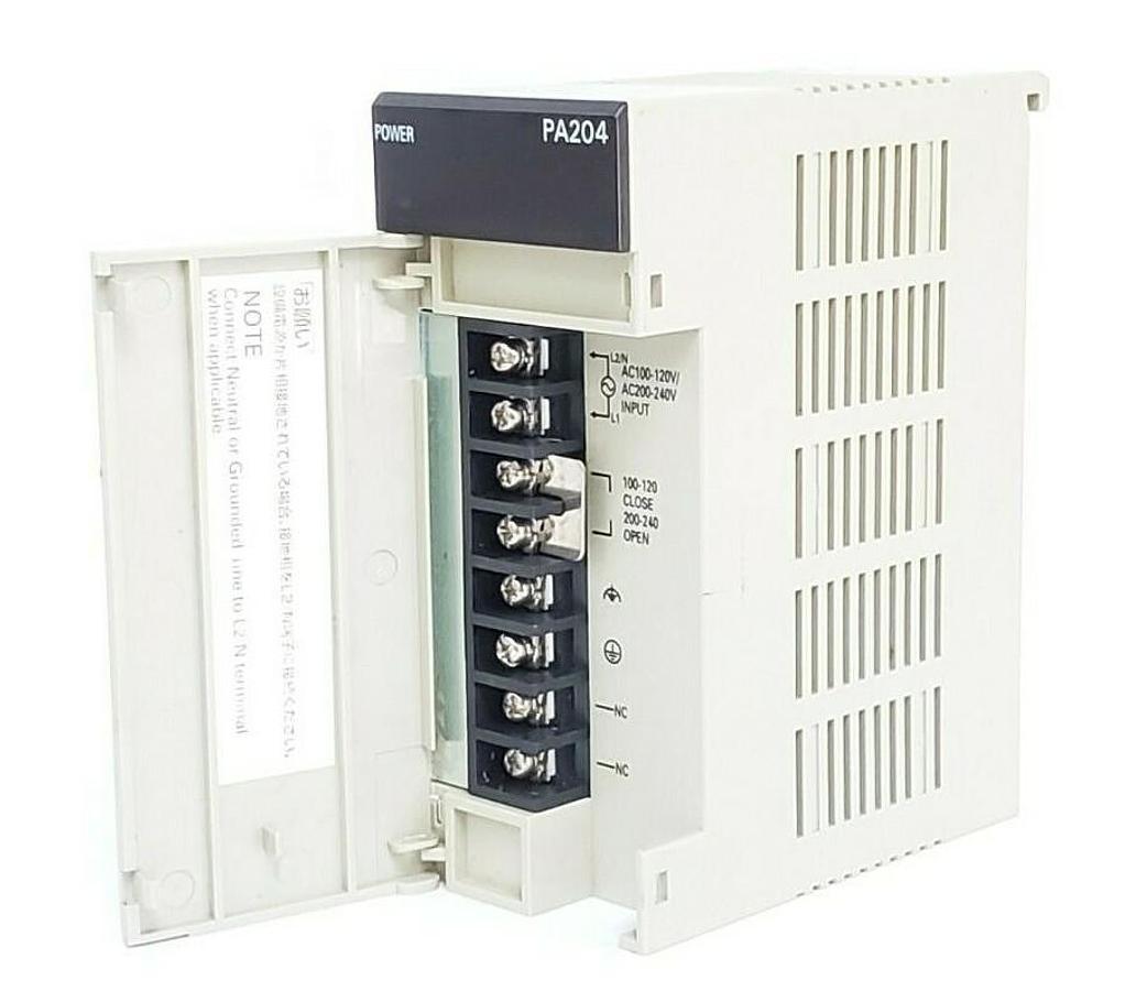 Used OMRON C200HW-PA204 POWER SUPPLY UNIT C200HWPA204 AC100-120/200-240V