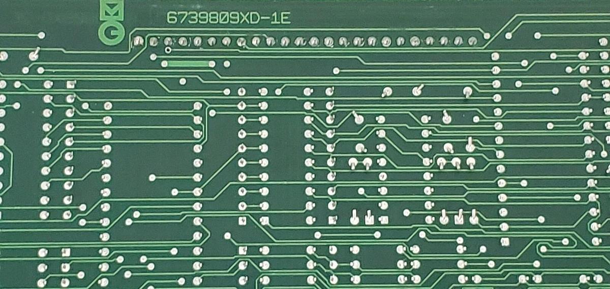 Used MERLIN GERIN CROZ_US 6740838 PC BOARD ASSEMBLY W/ DO6Z 6739840