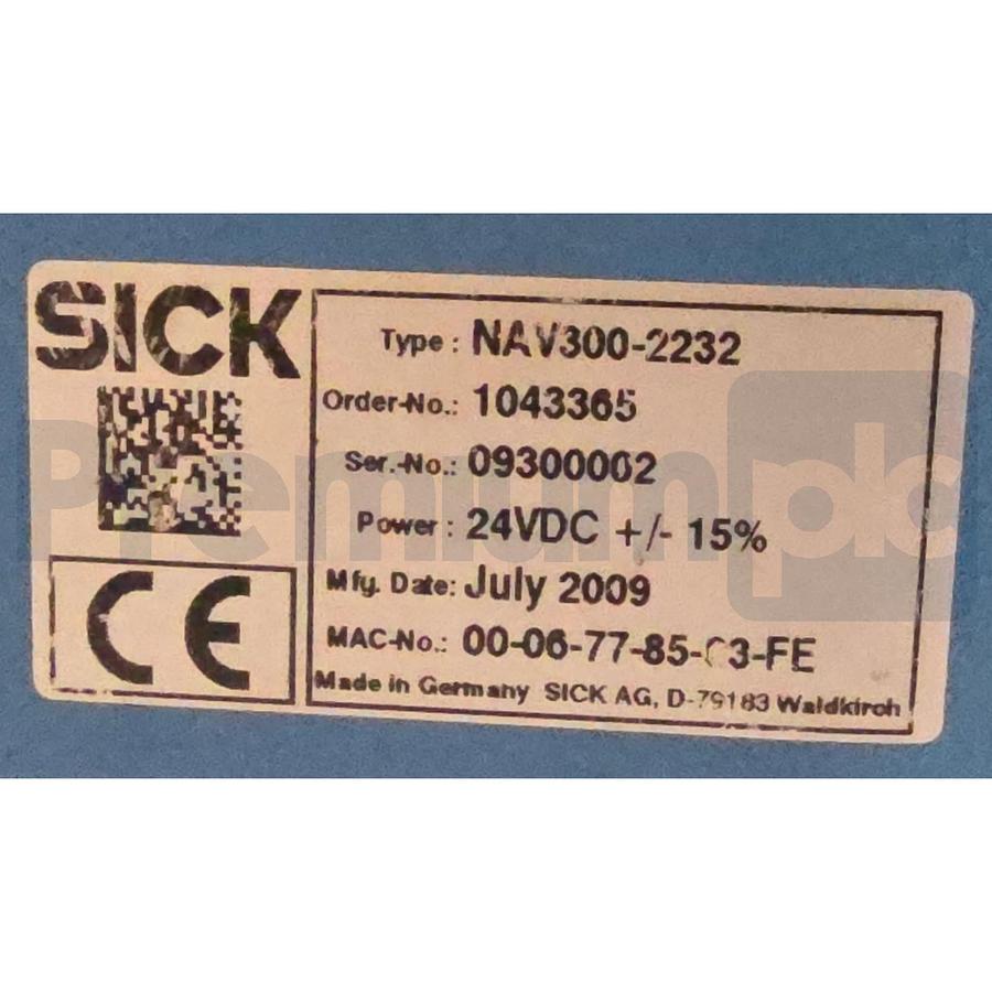 Refurbished SICK NAV300-2232 - 1043365 2D LIDAR POSITIONING SENSOR/SCANNER NAV3002232 REFURB