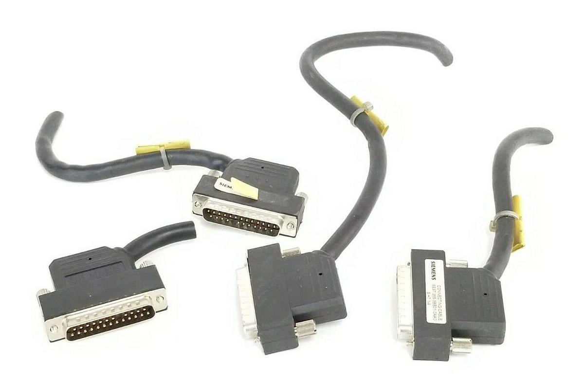 Used LOT OF 4 SIEMENS 6ES7 368-3BB01-0AA0 CABLE CONNECTORS 6ES73683BB010AA0