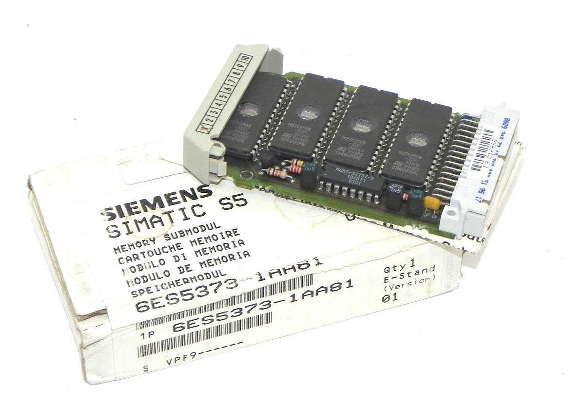 Used NIB SIEMENS 6ES5373-1AA81 128K CMOS EPROM S5 MEMORY SUBMODULE 6ES5-373-1AA81