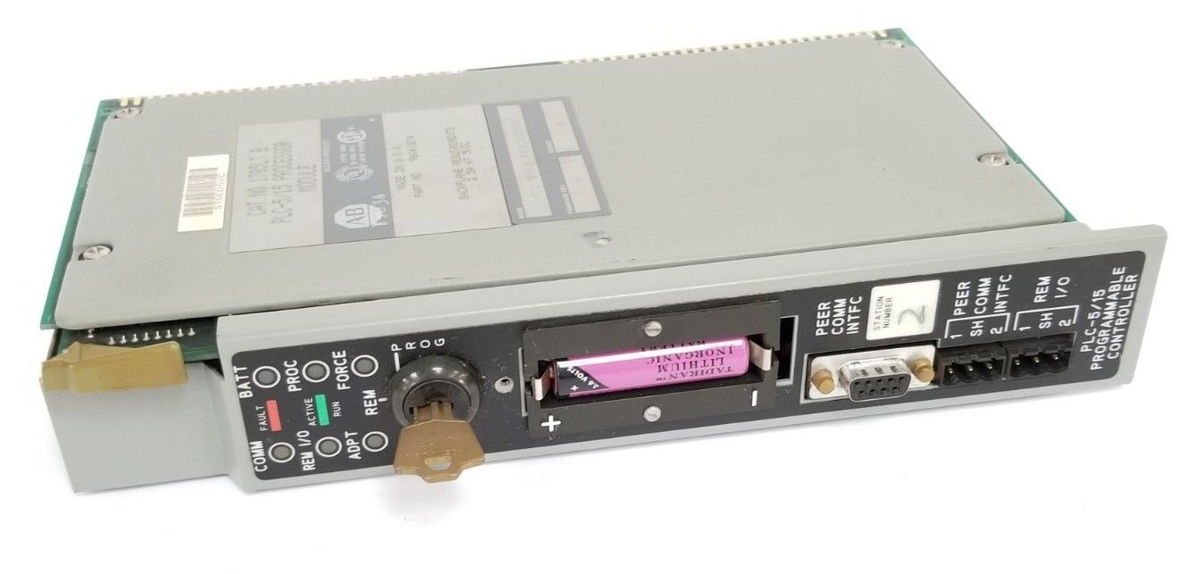 Used ALLEN BRADLEY 1785-LT/B PROCESSOR MODULE F/W REV. M SER. B 96041874 1785-LT