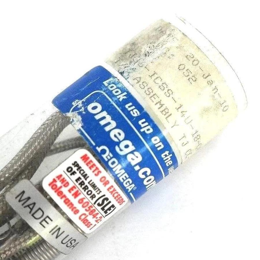 Used OMEGA TJ36-ICSS-14U-18-CC-XCIB THERMOCOUPLE PROBE ASSY W/ TRASITION JOINT CCXCIB