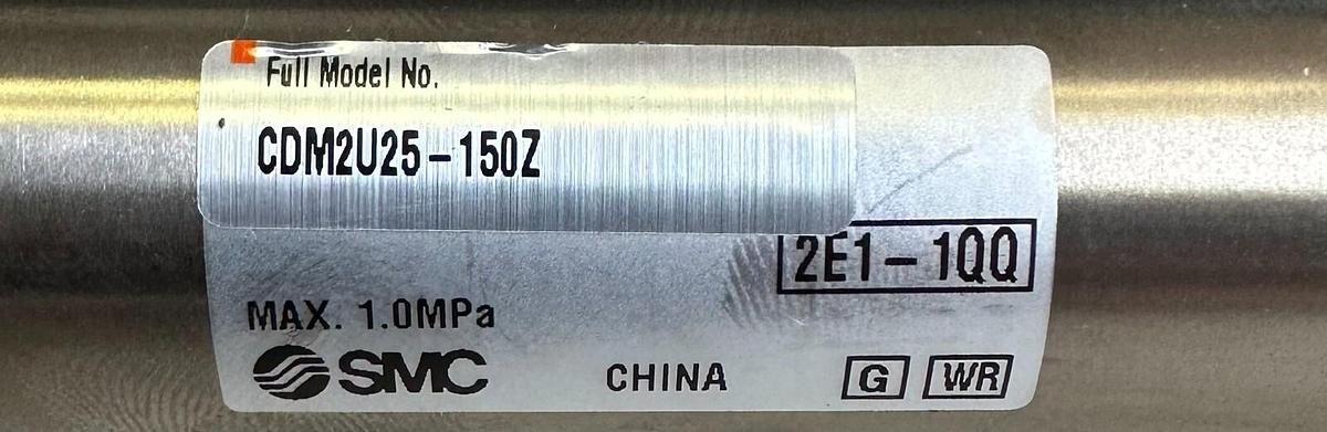 Used NEW SMC CDM2U25-150Z / CDM2U25150Z PNEUMATIC CYLINDER 25mm BORE 150mm STROKE