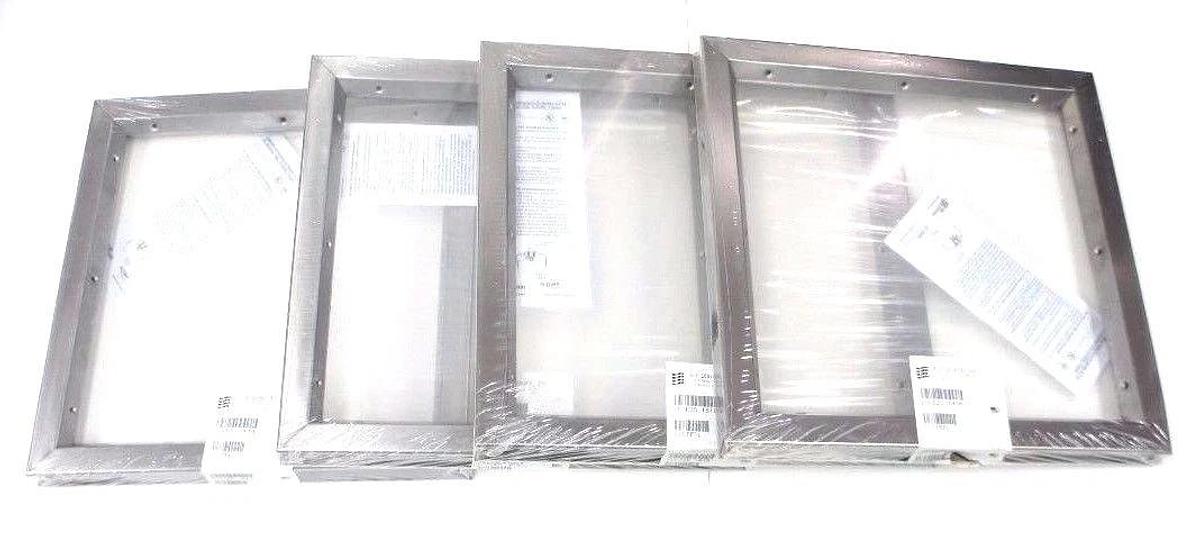 Used LOT OF 4 NEW AIR LOUVERS VLFEZS-1818 STAINLESS STEEL ACTIVAR VISION LITES