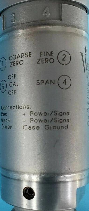 Used VIATRAN 23CTASA571AW PRESSURE TRANSMITTER ASSEMBLY, RANGE: 0-500 PSIA