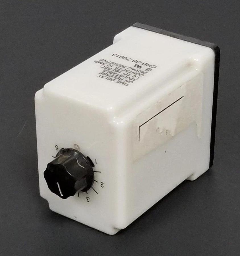 Used POTTER & BRUMFIELD CHB-38-70013 TIME DELAY RELAY 120VAC 1-6SEC 11-PIN