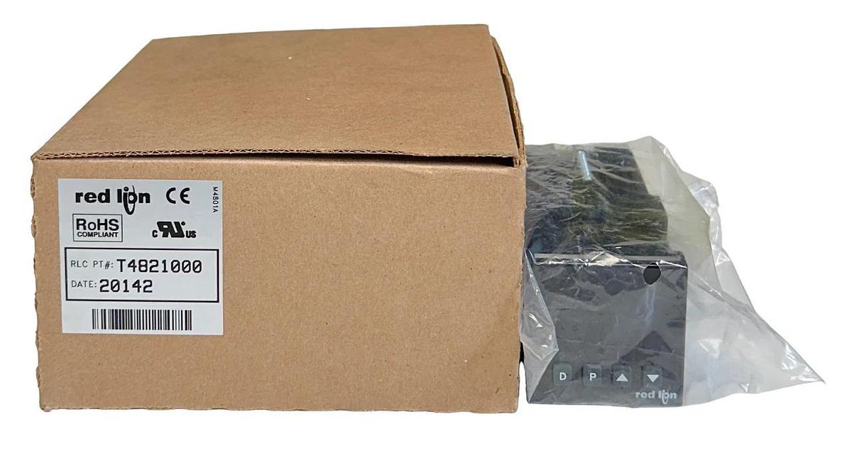 Used RED LION T4821000 T48 SERIES TEMPERATURE CONTROLLER 85-250VAC 50/60Hz 8VA NSFS