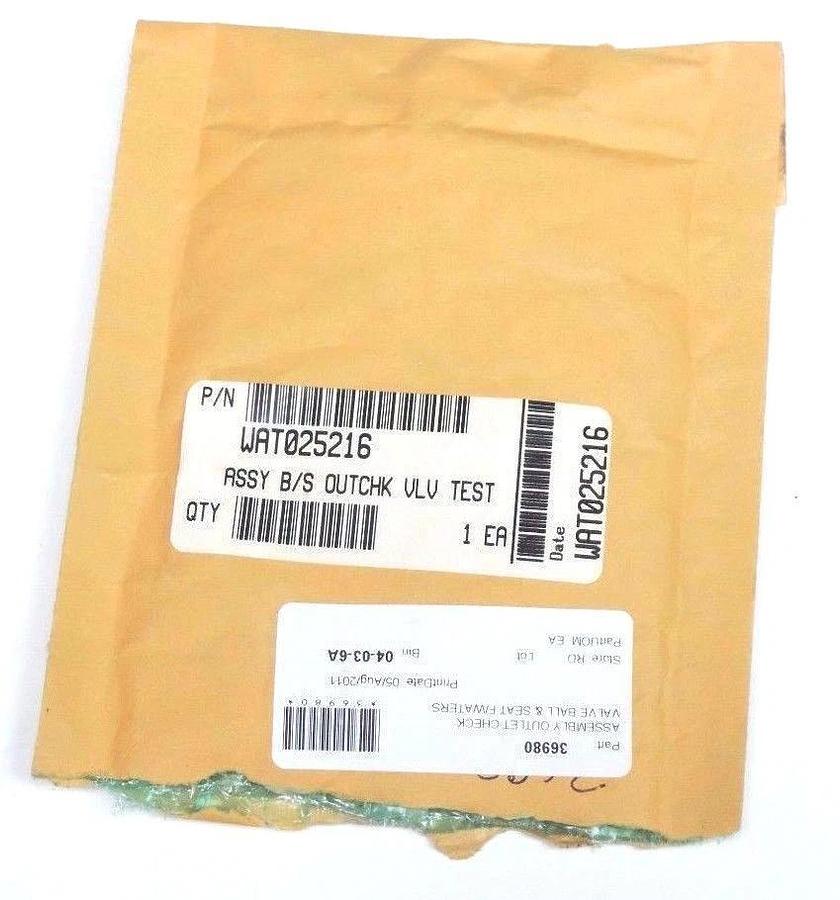Used NEW WATERS WAT025216 ASSY B/S OUTCHK VLV TEST