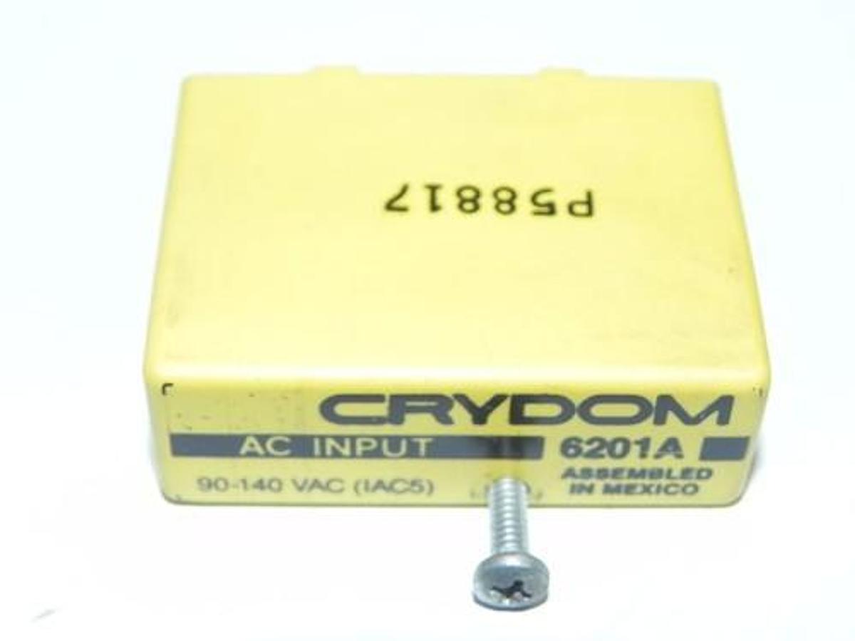 Used LOT OF 2 CRYDOM 6201A I/O MODULE; EXTERNAL DEPTH:15.2MM; LEADED PROCESS