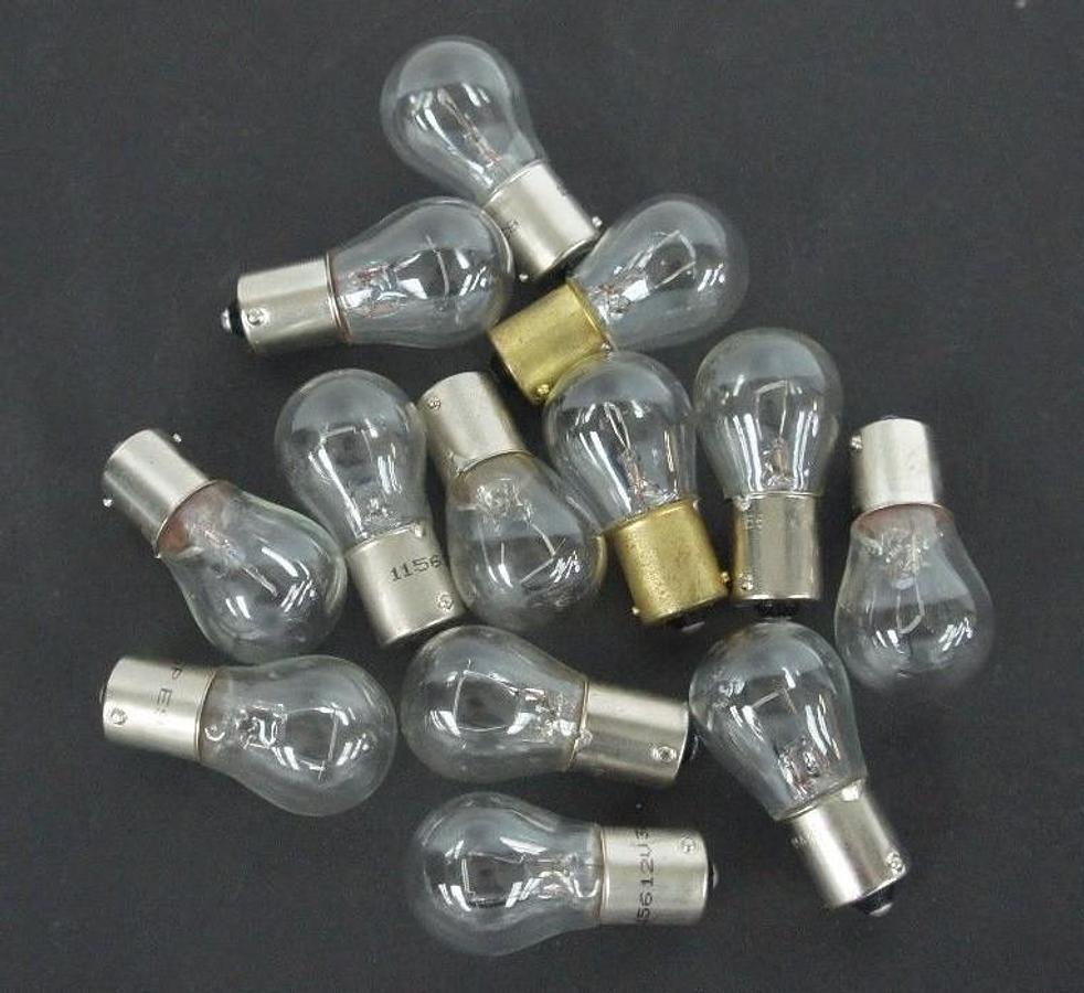 Used LOT OF 13 NEW GENERIC 1156 LIGHT BULBS 12V