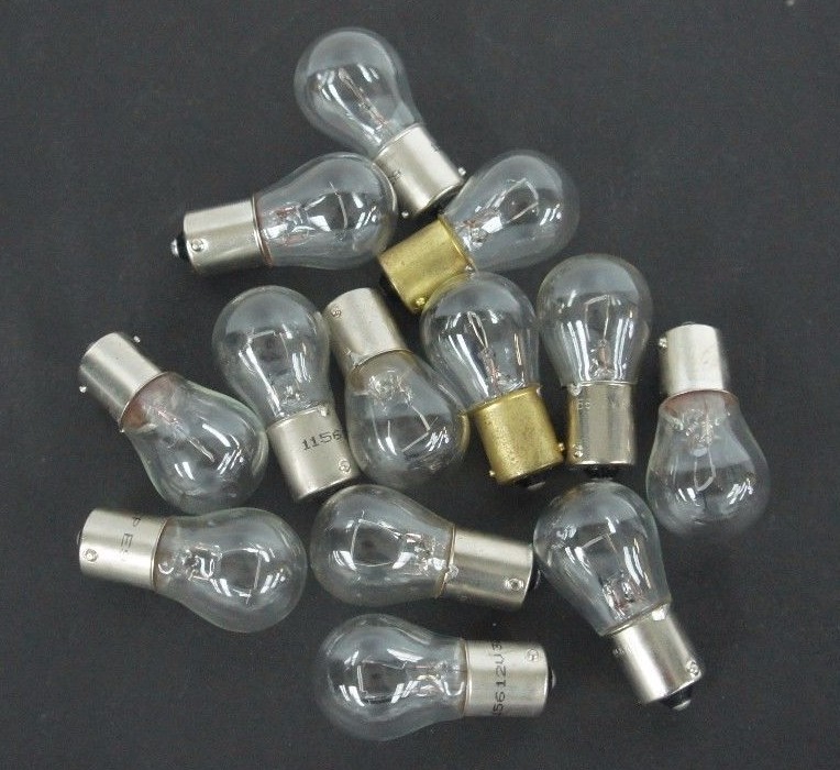 Used LOT OF 13 NEW GENERIC 1156 LIGHT BULBS 12V