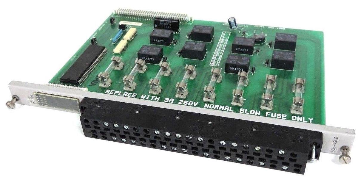Used SIEMENS TEXAS INSTRUMENTS 505-4908 MODULE RELAY OUTPUT 20-250VAC 24VDC 5054908