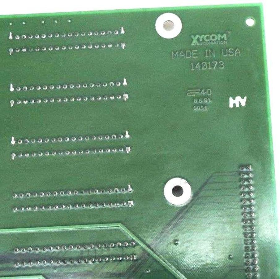 Used NIB XYCOM AUTOMATION 140174-001A BACKPLANE BOARD, Q012705746, 140173, 140174001A