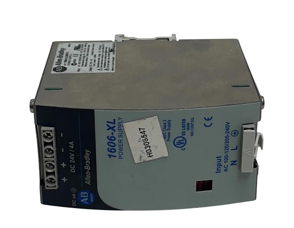 Used ALLEN BRADLEY 1606-XLDNET4 /A POWER SUPPLY 1606-XL 100-120/200-240V INPUT USNP