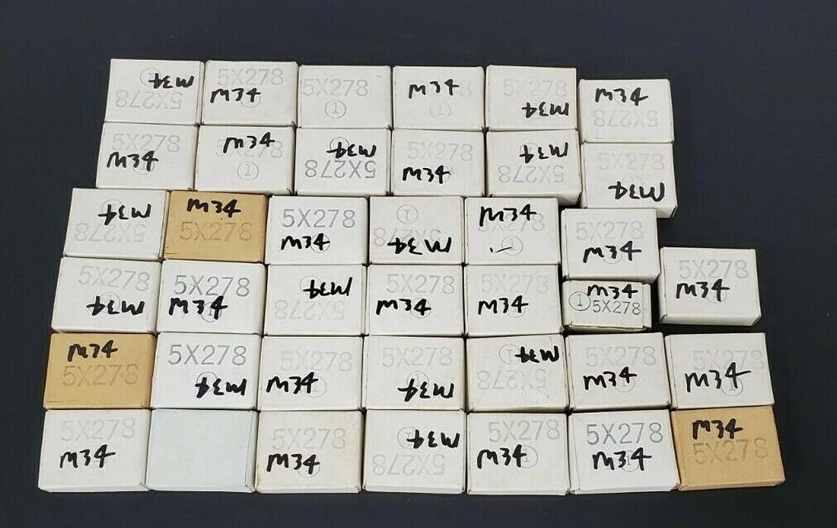 Used LOT OF 39 NEW M34 HEATING ELEMENTS 5X278 FURNAS / GE / SIEMENS / ITT / GOULD