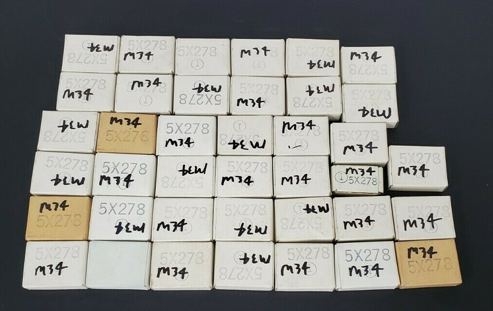 Used LOT OF 39 NEW M34 HEATING ELEMENTS 5X278 FURNAS / GE / SIEMENS / ITT / GOULD