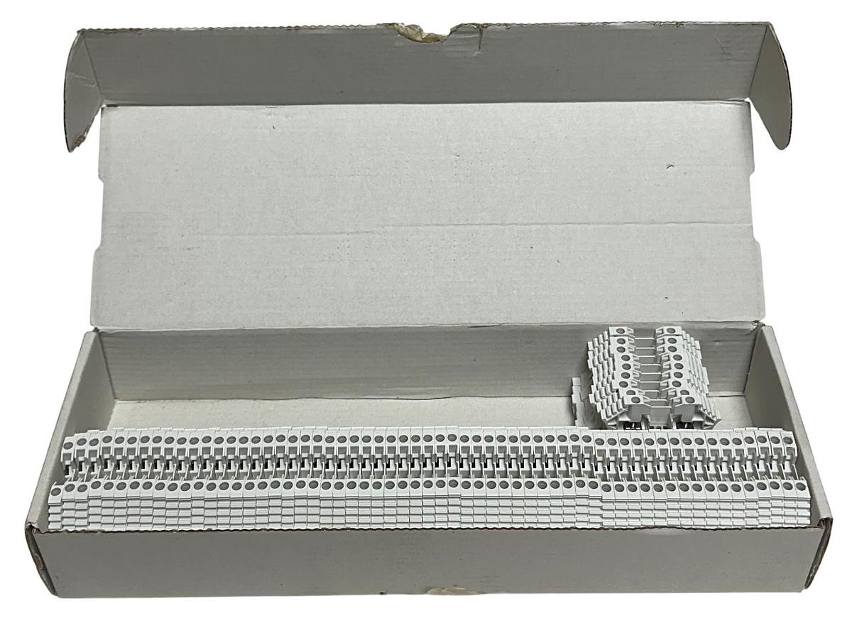 Used 68 ALLEN BRADLEY 1492-J3-W /A BULLETIN 1492 TERMINAL BLOCKS WHITE AC/DC OEM NSMP