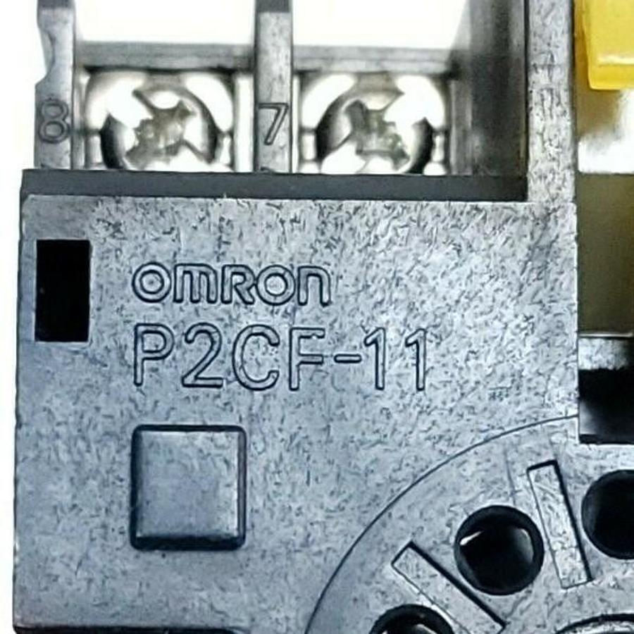 Used LOT OF 3 NEW OMRON P2CF-11 RELAY SOCKETS 10A 250VAC P2CF11