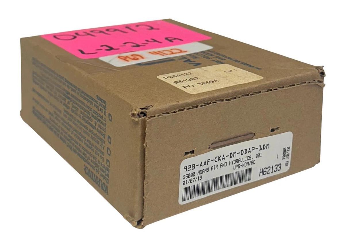 Used MAC 92B-AAF-CKA-DM-DDAP-1DM / 92BAAFCKADMDDAP1DM SOLENOID VALVE 4-WAY NSFS