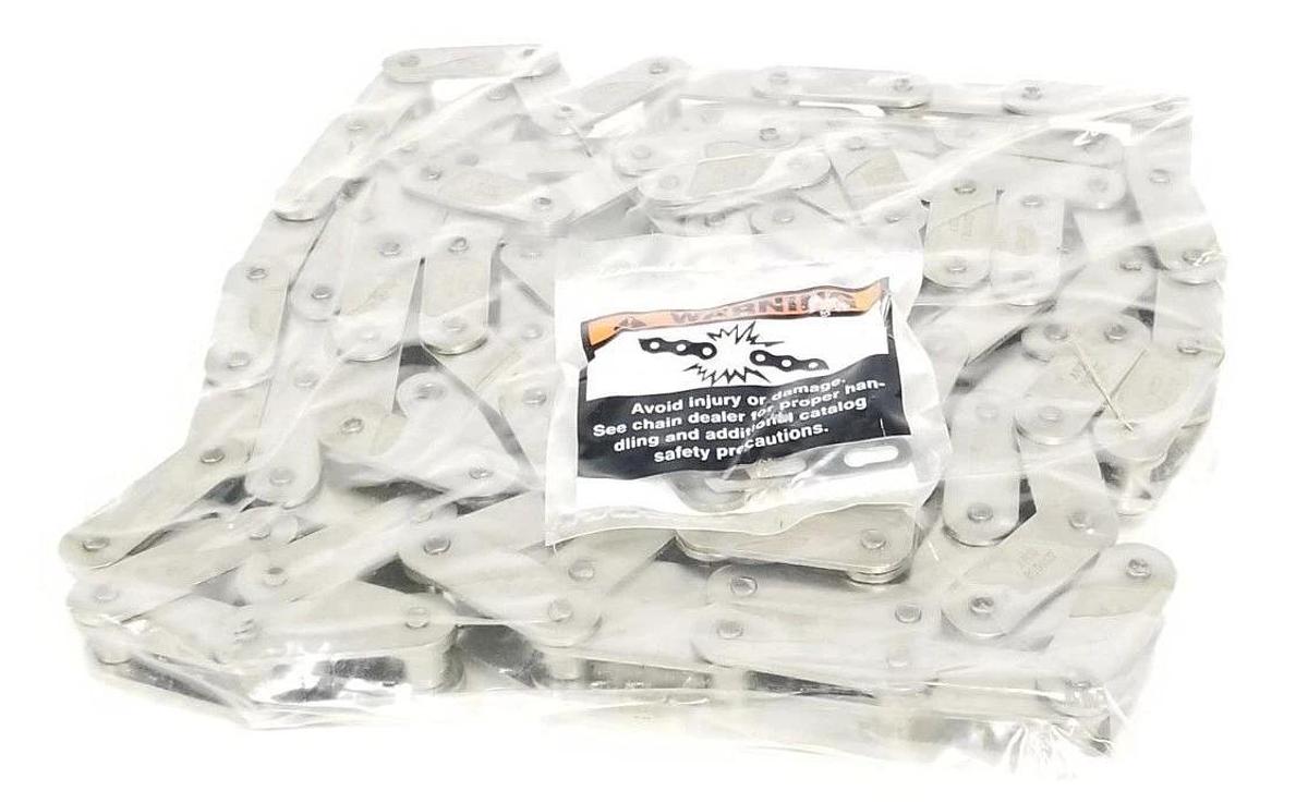 NIB REXNORD C2050SS RIV LINK-BELT ROLLER CHAIN C2050SSR10B 10FT 3.05M 96 PITCHES