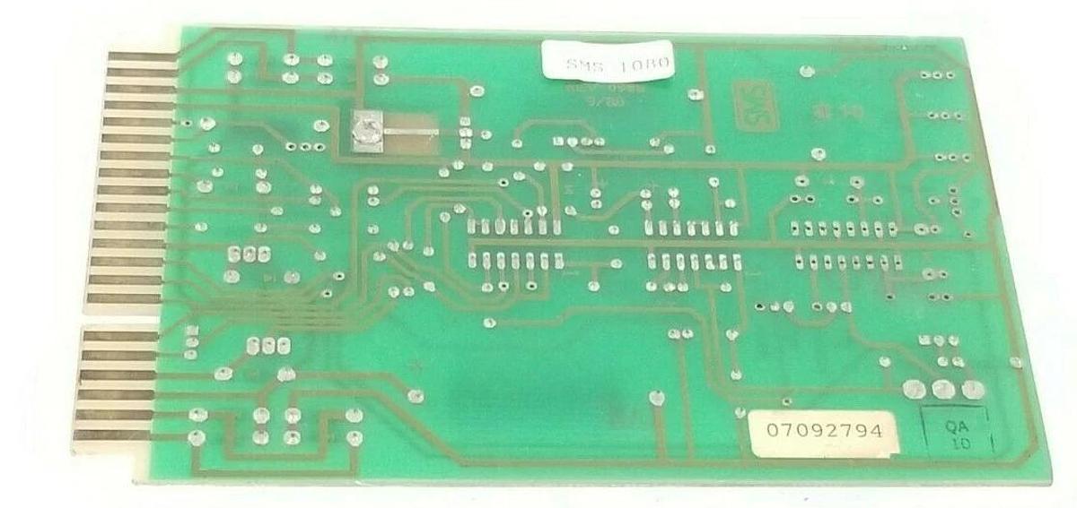 Used SAMTEC SMS-1080 CONTROL BOARD REV: 0988 P/N: 1080 SMS1080
