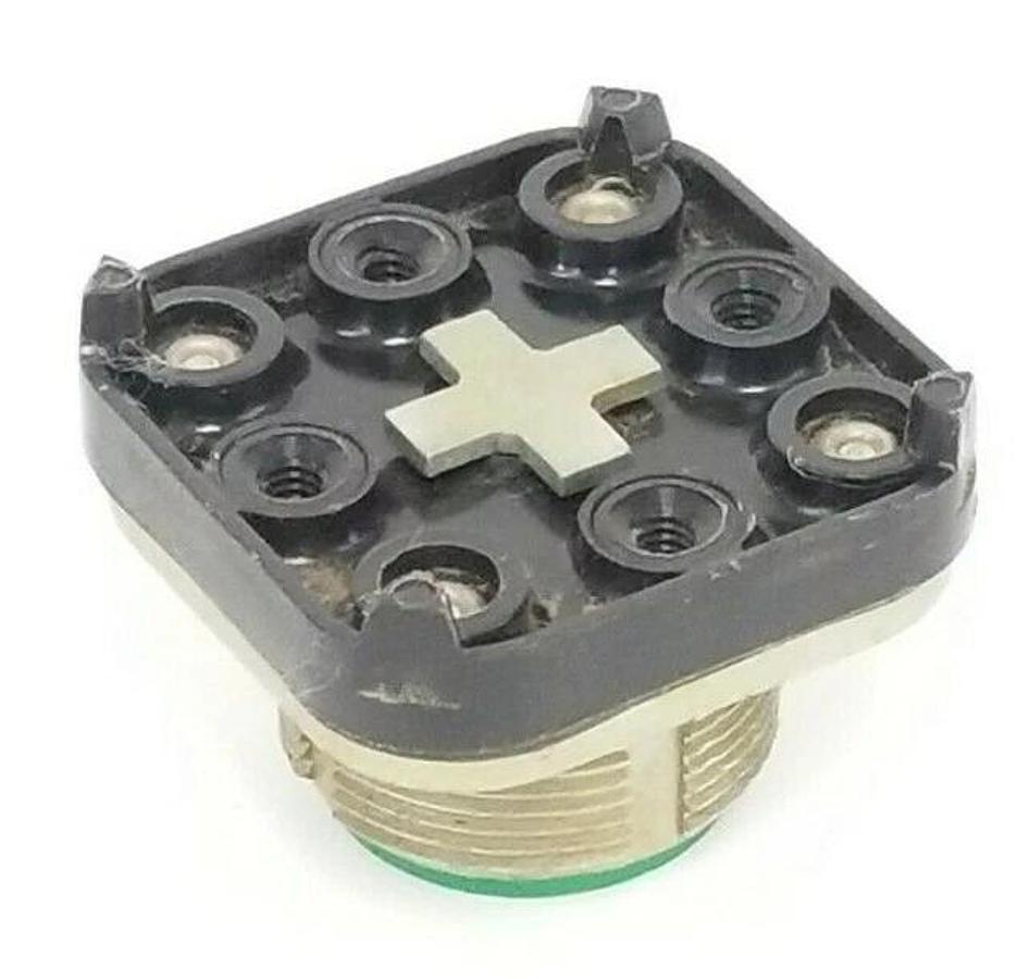 Used ALLEN BRADLEY 800T-A1 PUSH BUTTON FLUSH HEAD GREEN SER. N