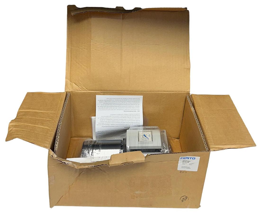 Used NEW FESTO MS6-LR-AGC-D6-AS-EX4 / 527663 PRESSURE REGULATOR MS-LR SERIES NSMP
