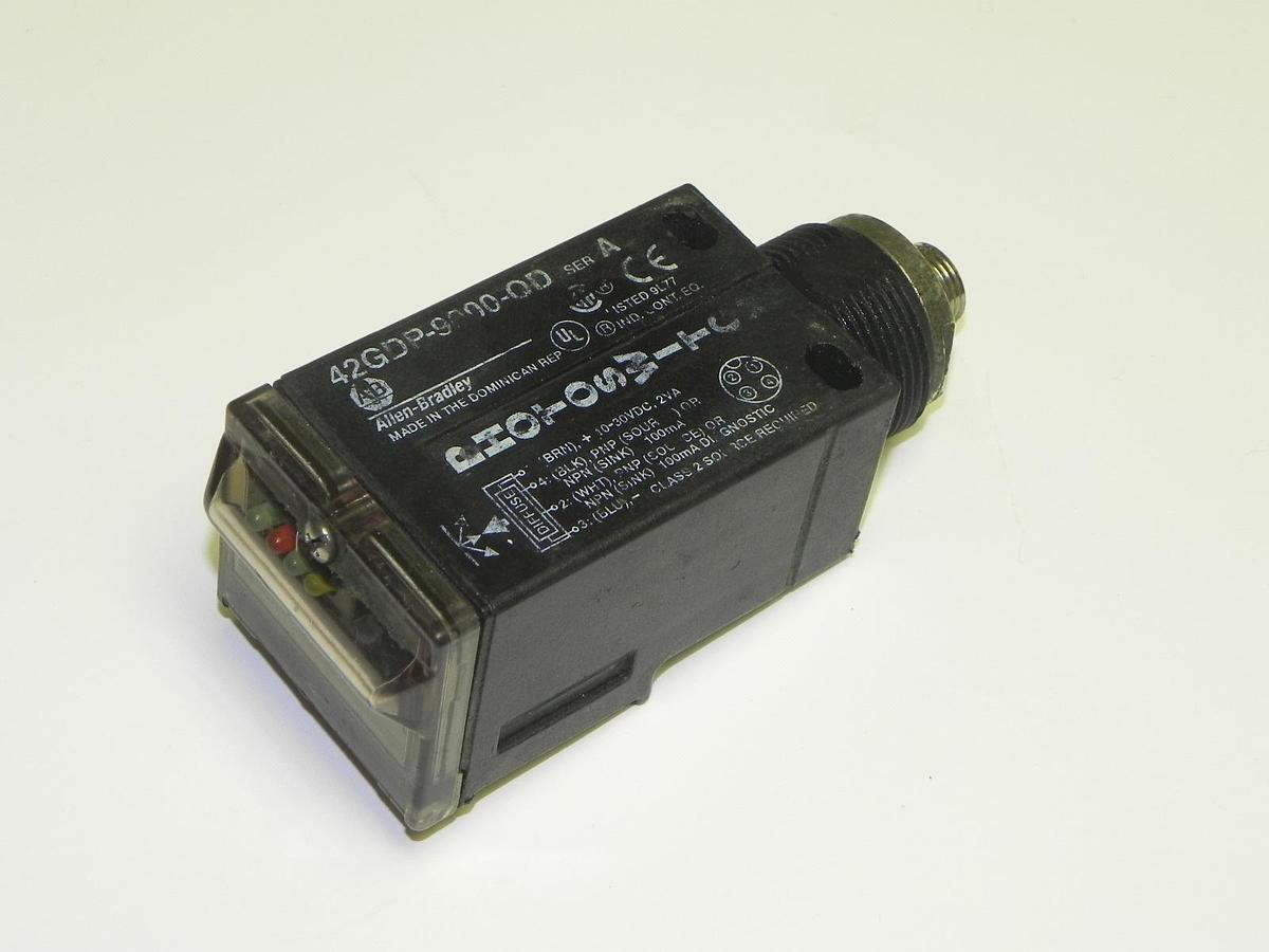 Used ALLEN BRADLEY 42GDP-9000-QD PHOTOELECTRIC SERIES 9000