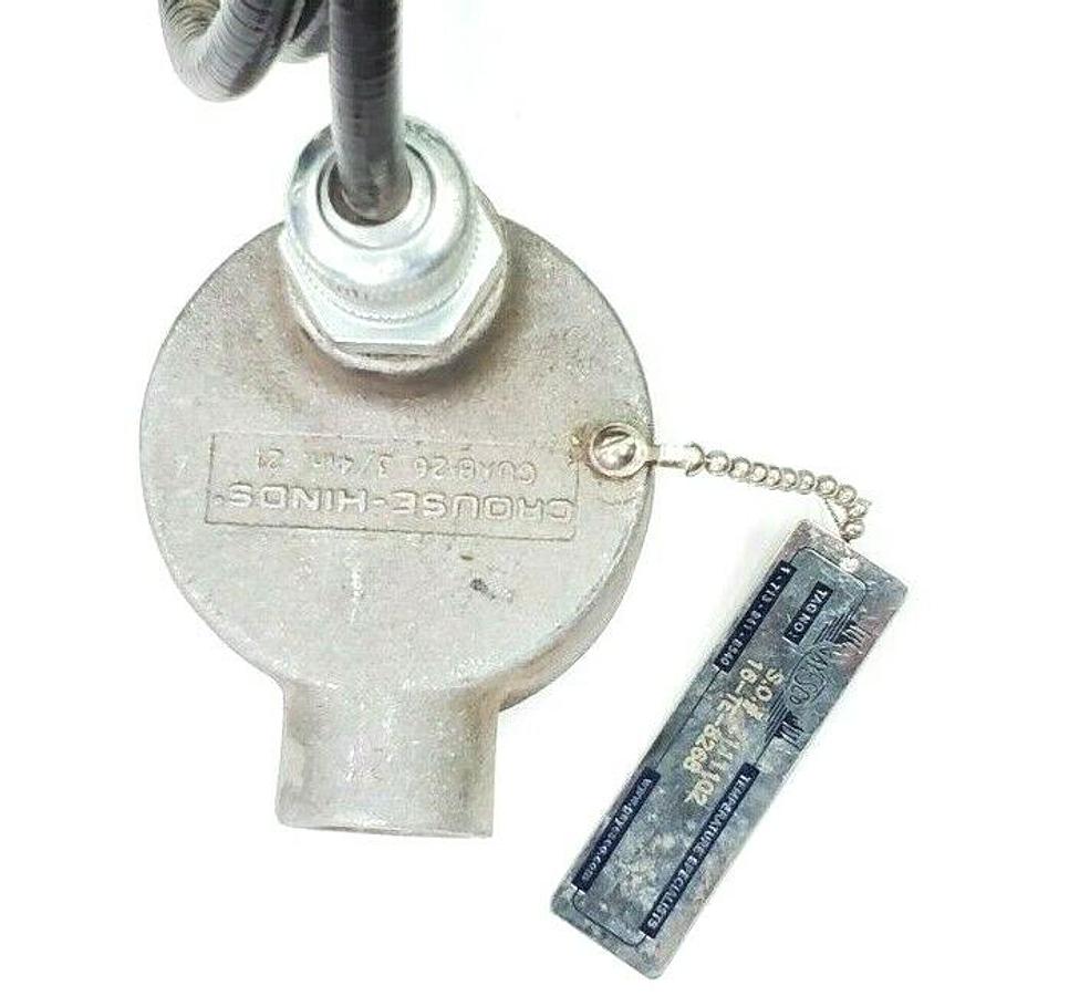 Used CROUSE-HINDS GAYESCO 16-TE-8268 5FT TEMPERATURE PROBE GUAB 26 3/4IN. 21 16TE8268