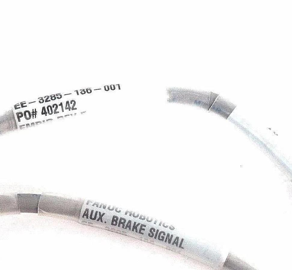 Used LOT OF 2 FANUC ROBOTICS EE-3285-136-001 AUX AXIS BRAKE SIGNAL CABLE EMPIR REV. E