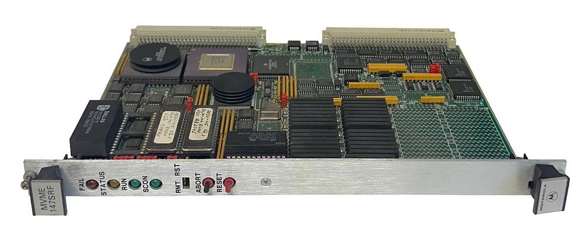 Used EMERSON MOTOROLA MVME-147SRF / MVME147SRF MPU VME MODULE USNP