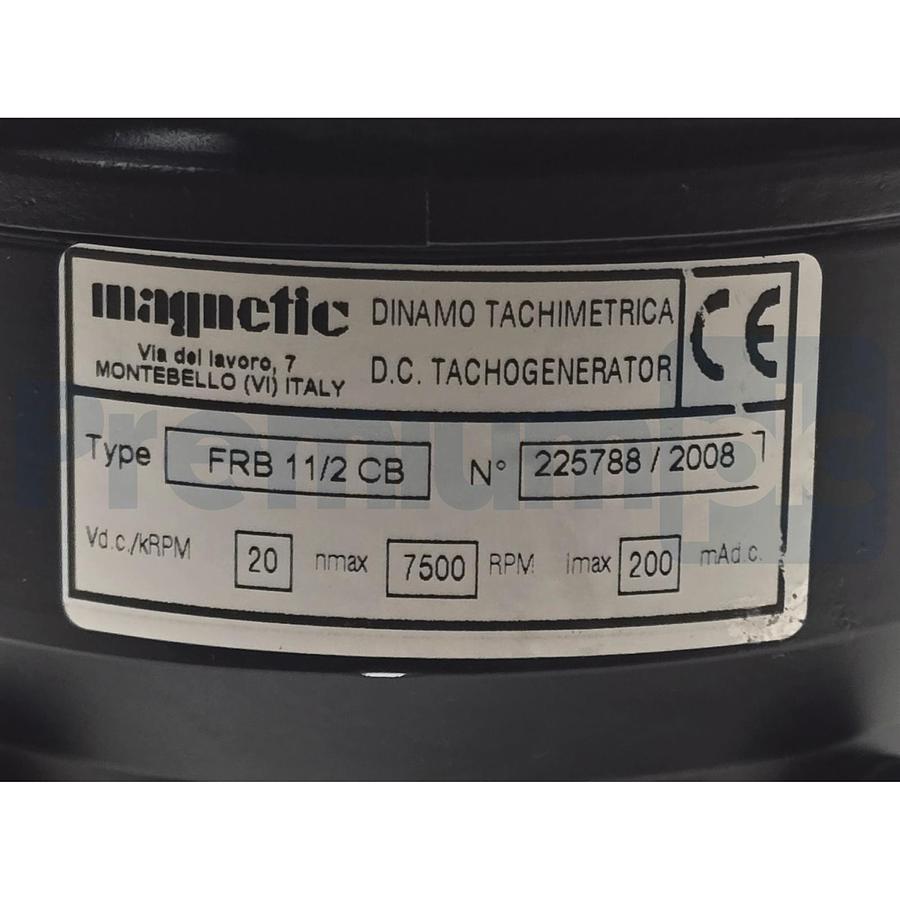 Used Magnetic FRB 11/2 CB | FRB11/2CB D.C. Tachogenerator Tach Generator 20VDC NSNP