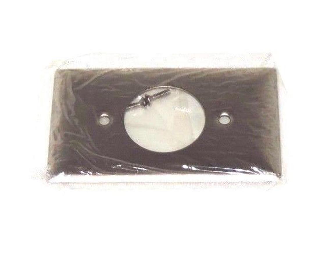 Used LOT OF 25 NEW HUBBELL SS720 STAINLESS STEEL ONE-GANG 1.6" DIAMETER WALL PLATES