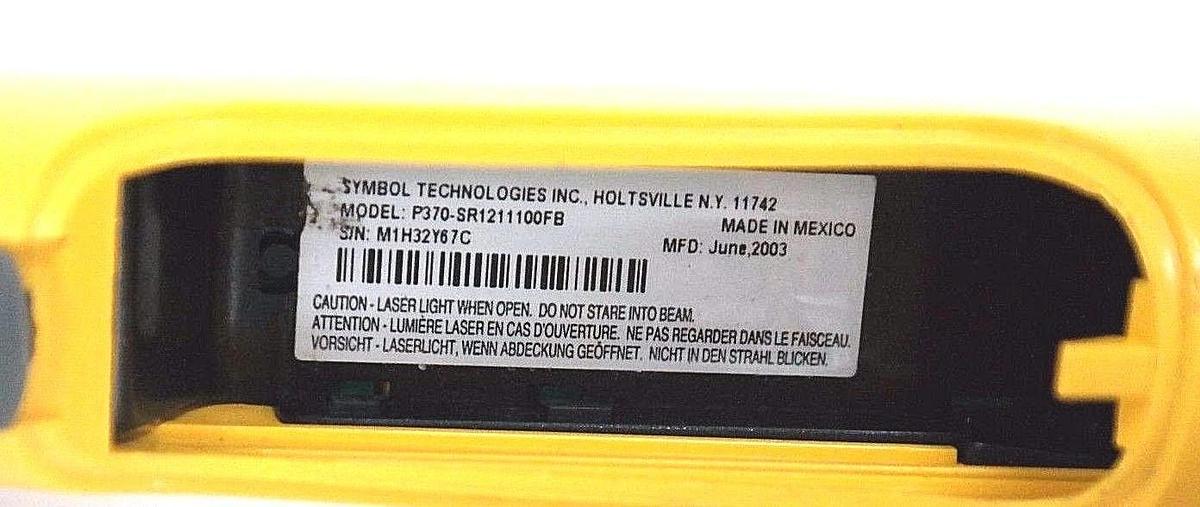 Refurbished REPAIRED SYMBOL P370/P470 PHASER WIRELESS BARCODE SCANNER P370-SR1211100FB