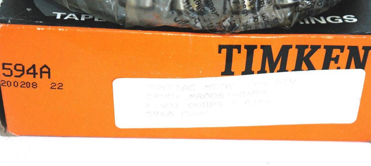 Used NIB TIMKEN 594A TAPERED ROLLER BEARING CONE