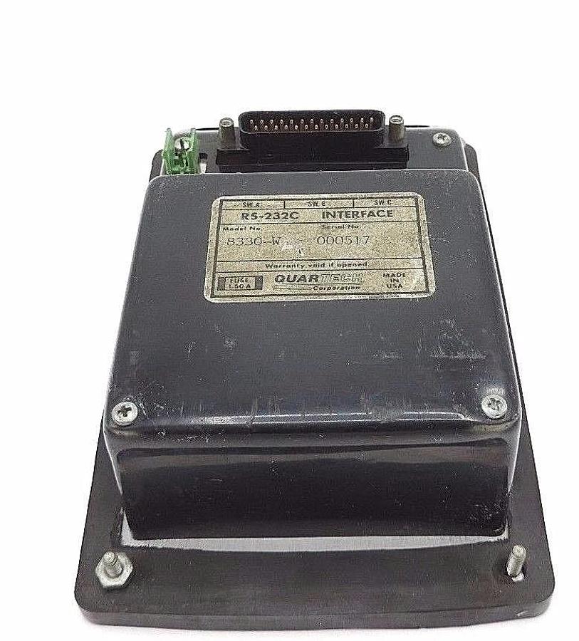 Used QUARTECH 8330-W DATAMATE RS-232C INTERFACE 8330W