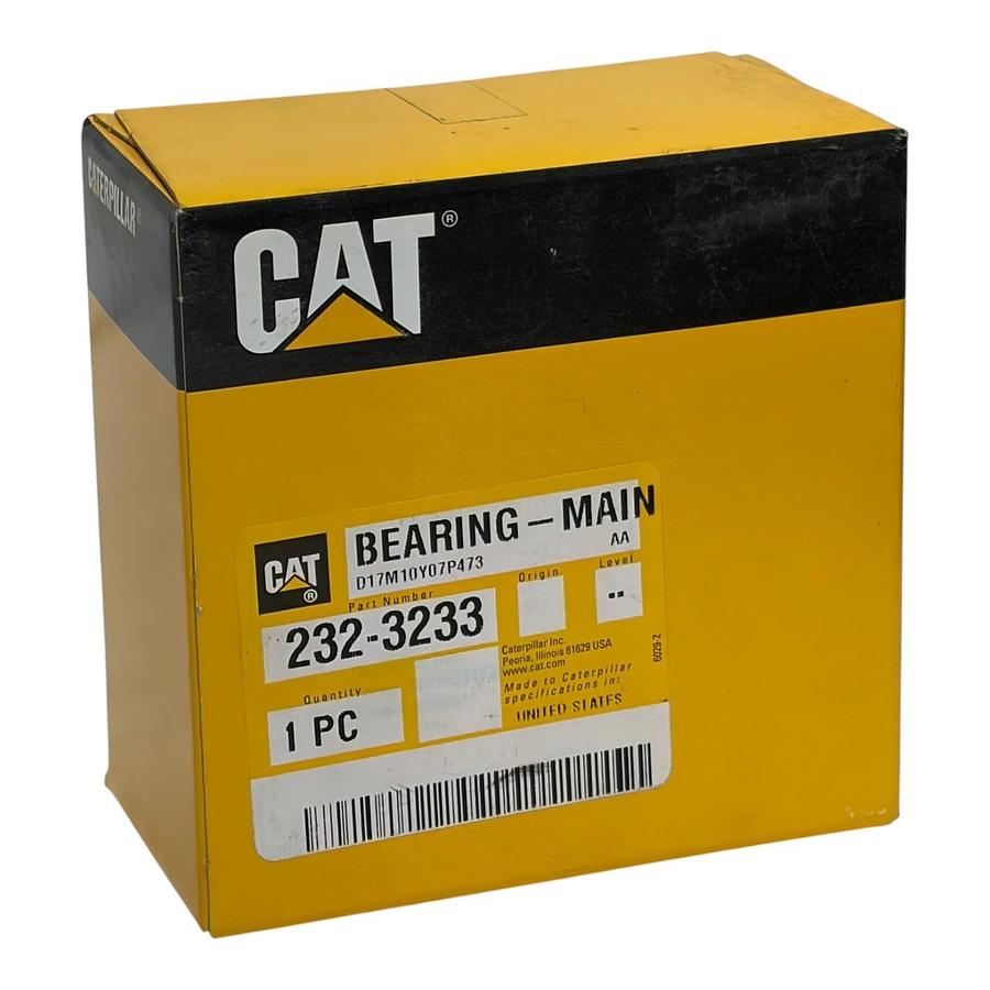 Used Genuine CAT Caterpillar 232-3233 Engine Main Bearing Standard 1 PC New OEM