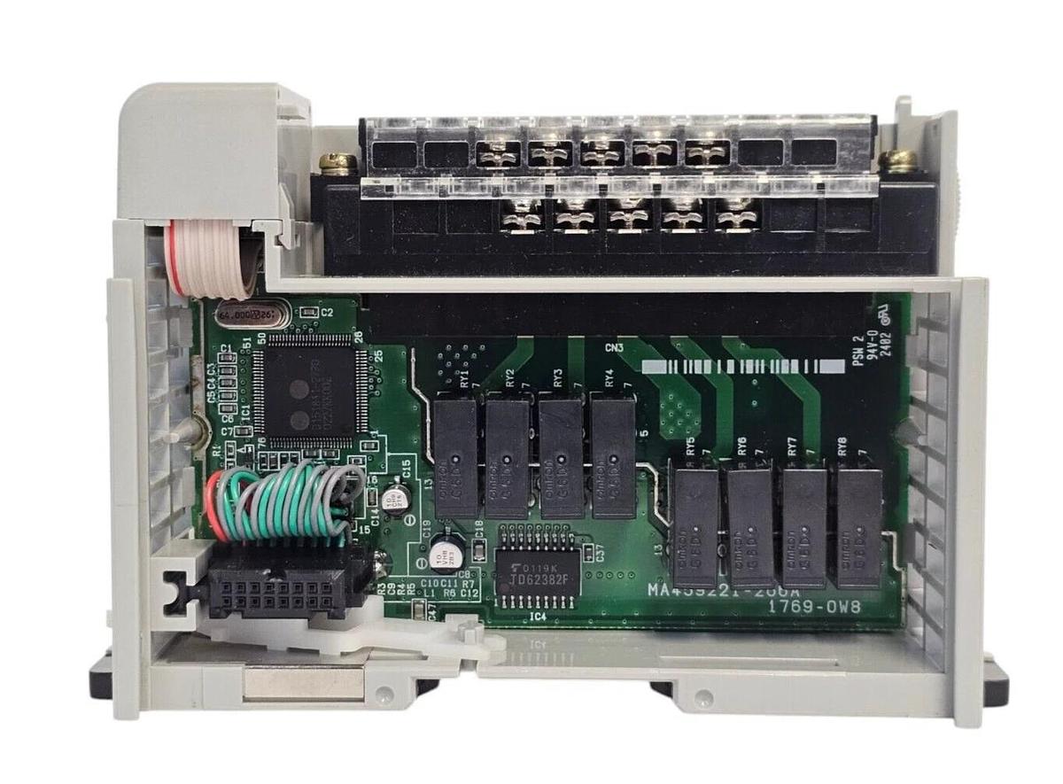 Used ALLEN BRADLEY 1769-OW8 SER. B REV. 1 F/W REV. 2.1 COMPACT I/O MODULE 1769OW8