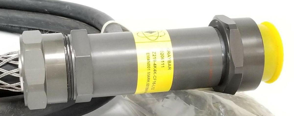 Used NEW GRAYBAR Z219-4K4K-CF16-L12 CONTINUOUS FLEX CABLE 0119-AN9A Z2194K4KCF16L12