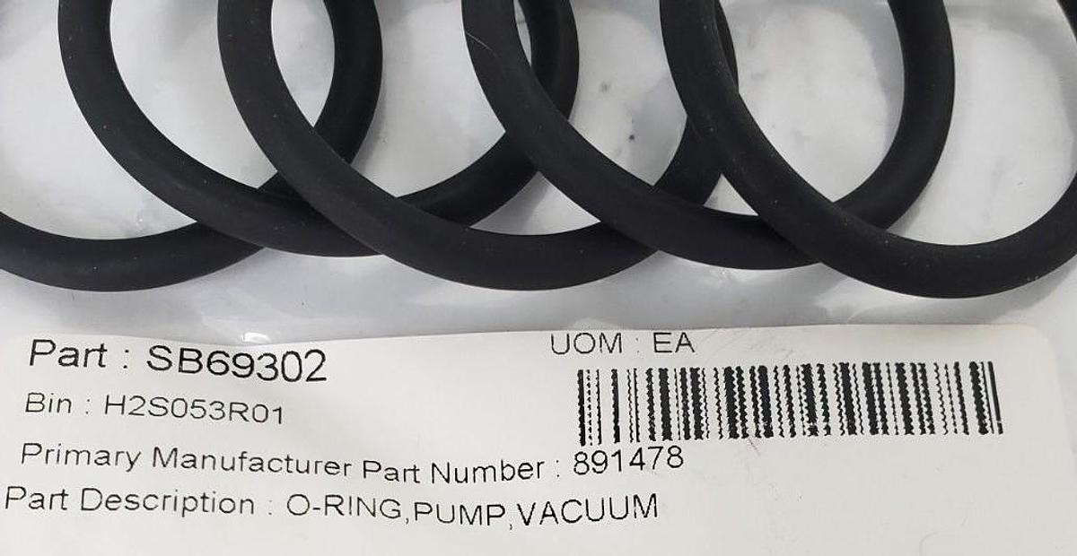 Used LOT OF 10 NEW GENERIC 891478 O-RINGS