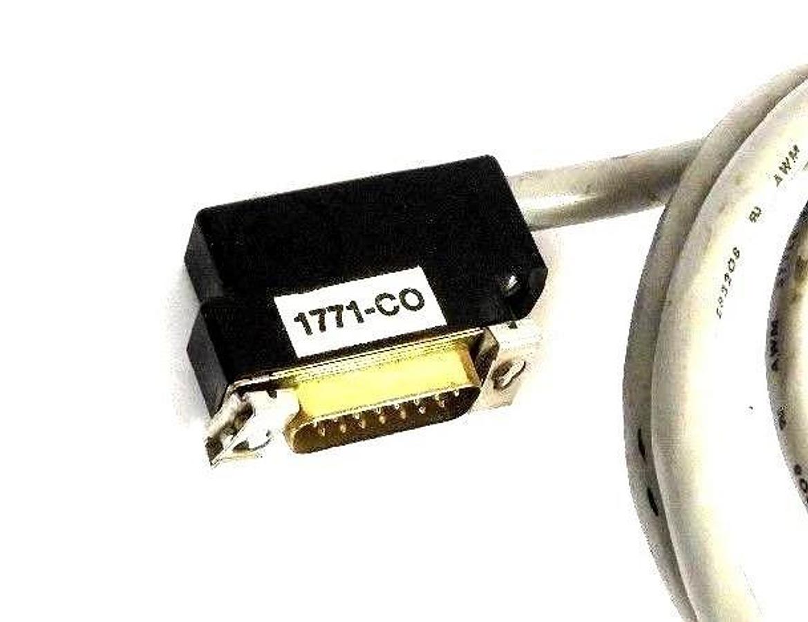 Used ALLEN BRADLEY 1771-CO PROGRAMMABLE CONTROLLER CABLE ES3208, 1771CO