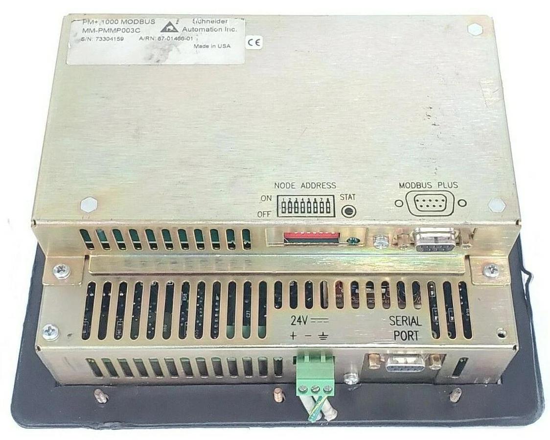Used SCHNEIDER AUTOMATION MODICON PANELMATE PLUS 1000, MM-PM10300C, 92-01685-00
