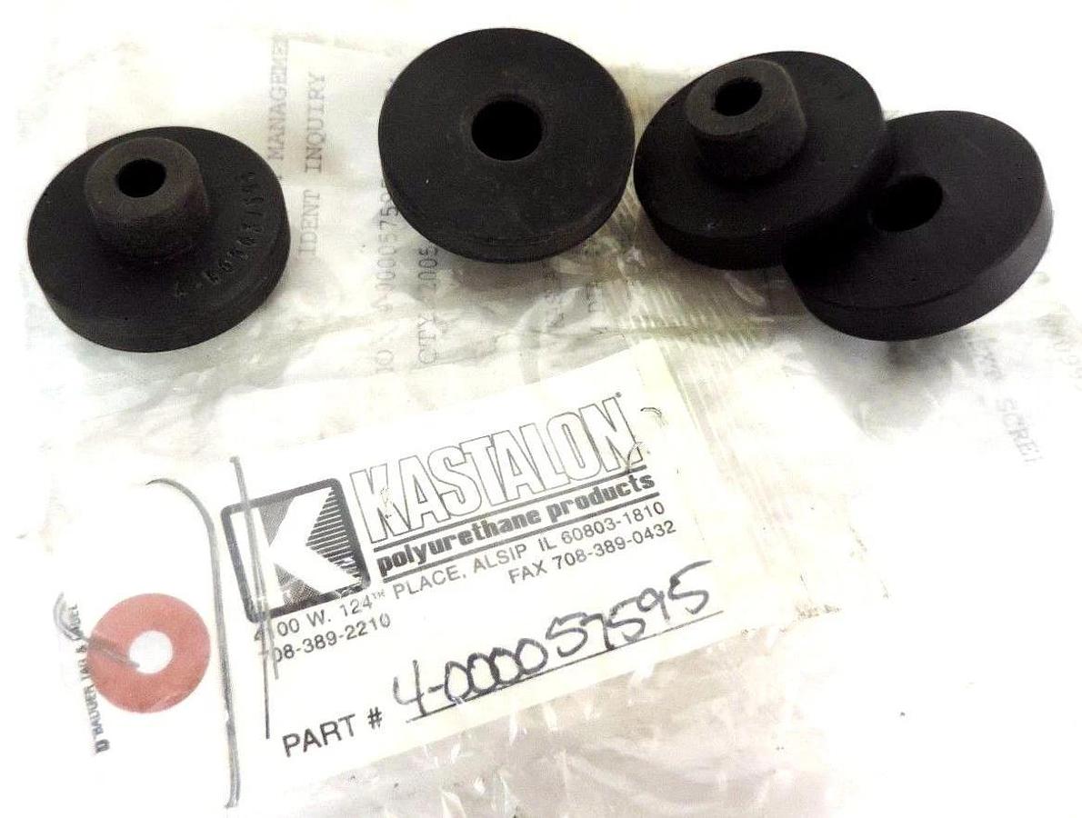 Used LOT OF 4 NEW KASTALON POLYURETHANE PRODUCTS 4-000057595 WHEEL GUIDES