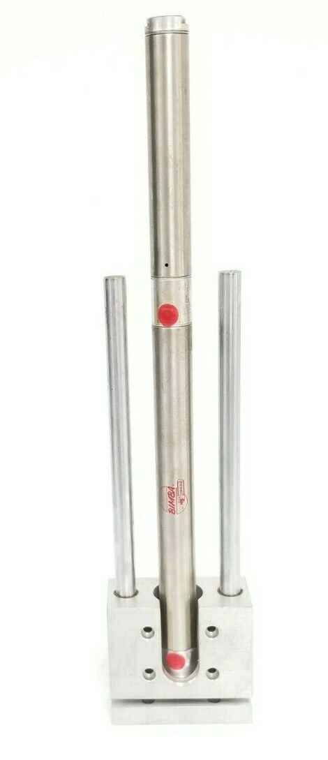 Used NEW BIMBA TE-094.5/4-BM LINEAR THRUSTER BEARING W/ M-094.5/4-DB CYLINDER
