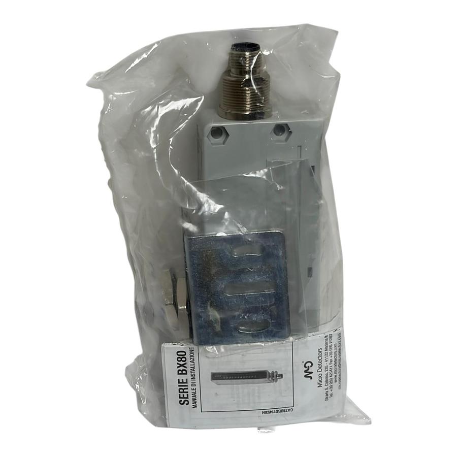 Micro Detectors BX80A/1P-0H9K High Resolution Area Sensor Receiver New Sealed