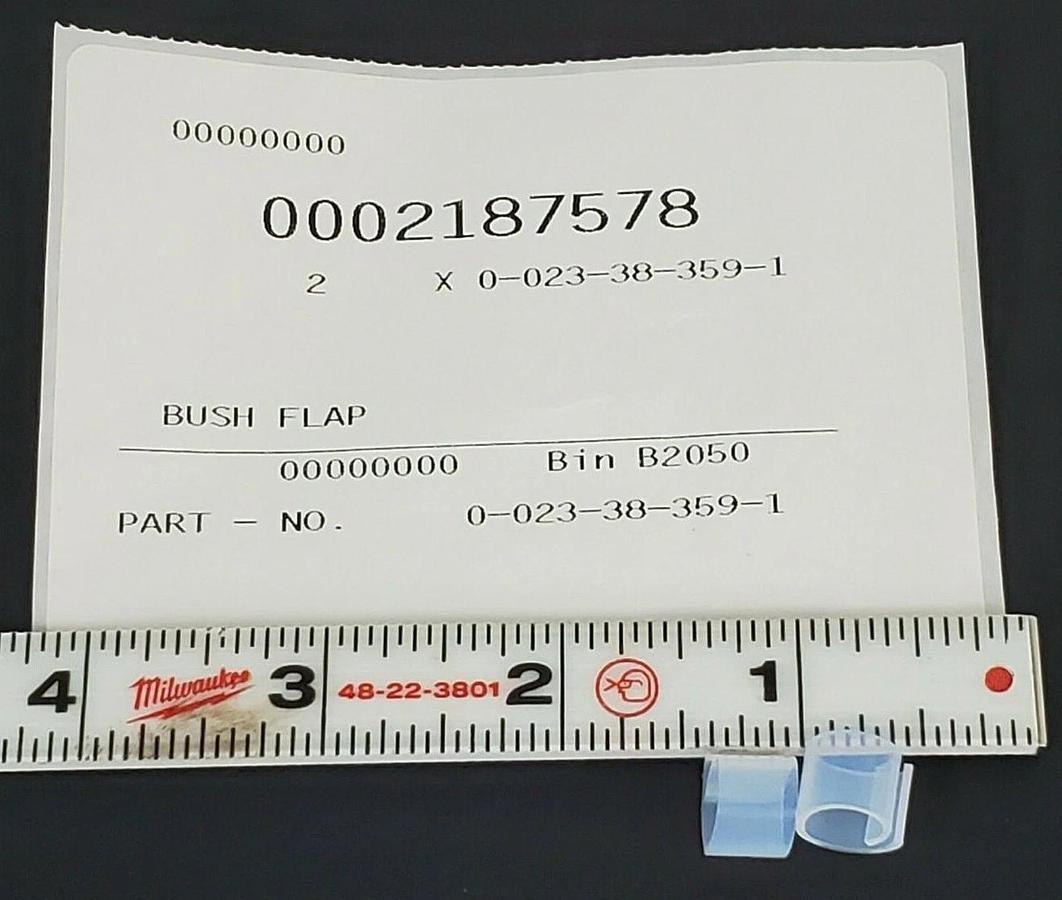 LOT OF 2 NEW KRONES 0-023-38-359-1 BUSH FLAPS 0023383591, 0002187578