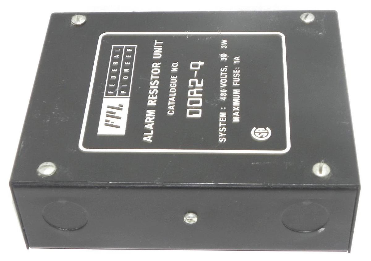 NEW FEDERAL PIONEER DDR2-4 ALARM RESISTOR UNIT 480V, 3W, MAXIMUM FUSE: 1A, DDR24