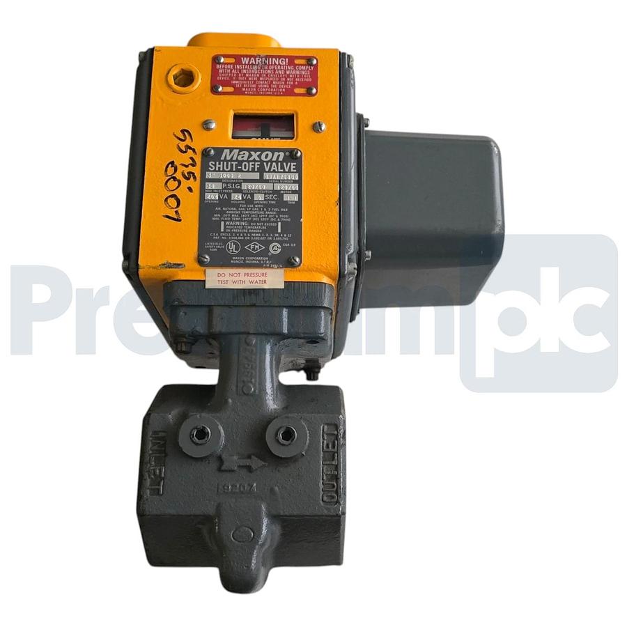 Maxon 3" 5000 2 Safety Shut-Off Valve 30PSIG 120V 6 Sec. New P/N 300SMA11 NSNP