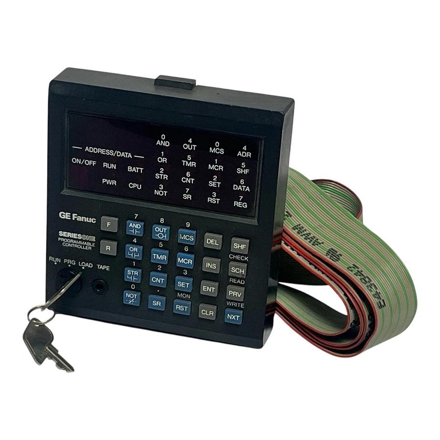 Used GE Fanuc IC610PRG105B Series One Handheld Programmer w/ IC610CBL100A Cable